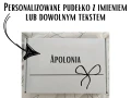Opakowanie prezentowe z napisem