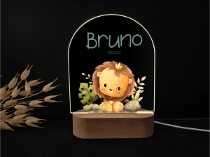 Lew - Personalizowana dziecięca lampka nocna LED MagicTrendsGallery 