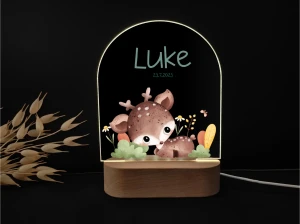 Mały jelonek - Personalizowana dziecięca lampka nocna LED MagicTrendsGallery