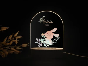 Zajączek - Personalizowana dziecięca lampka nocna LED MagicTrendsGallery