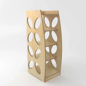 Wąska Szafa Montessori ze Sklejki – Regał na Zabawki i Książki dla Dzieci | Mebel Dziecięcy do Pokoju Malucha  | Magic Trends Gallery