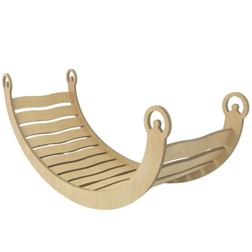 Duży bujak Montessori 150 cm – alternatywa dla placu zabaw, wspomaga rozwój motoryczny.