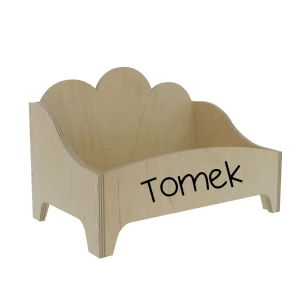Kuferek na zabawki Montessori – Drewniana skrzynka Chmurka – Magic Trends Gallery
