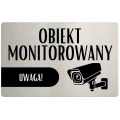 Informacja o ochronie obiektu przez system CCTV.