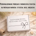 Personalizowane pudełko prezentowe do lampki LED z Matką Boską Częstochowską