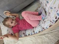 Bujak Drewniany z Różowy Las, zabawka Montessori dla  dziecka. Poduszka Różowy Las do bujaka Montessori, Bujaka dla dzieci z Poduszką Różowy Las. Różowy Las Poduszka do Bujak ze zjeżdżalnią i ścianką